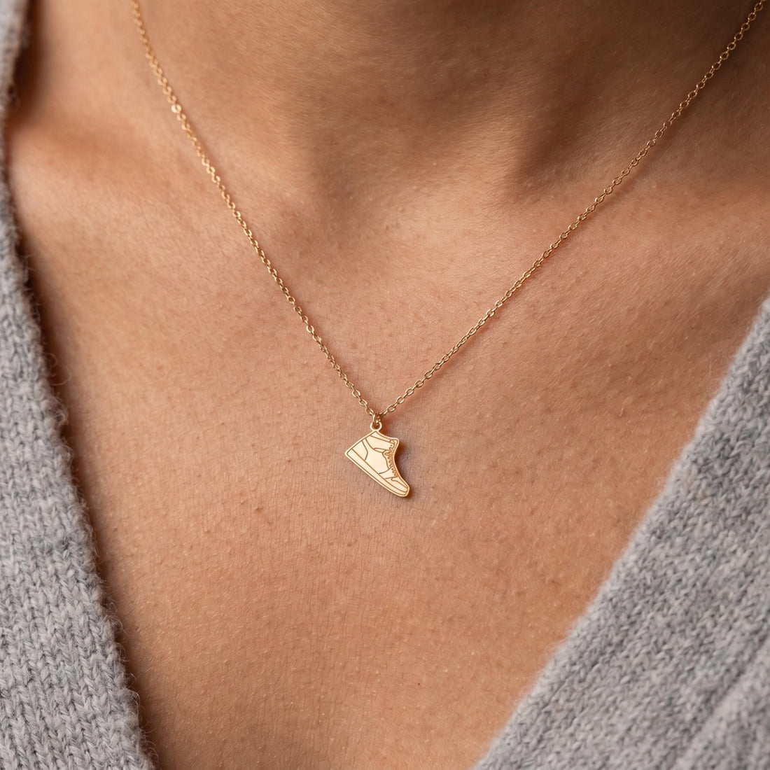 High Top Running Shoe Charm