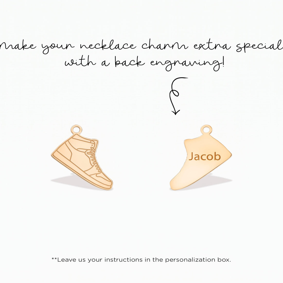High Top Running Shoe Charm