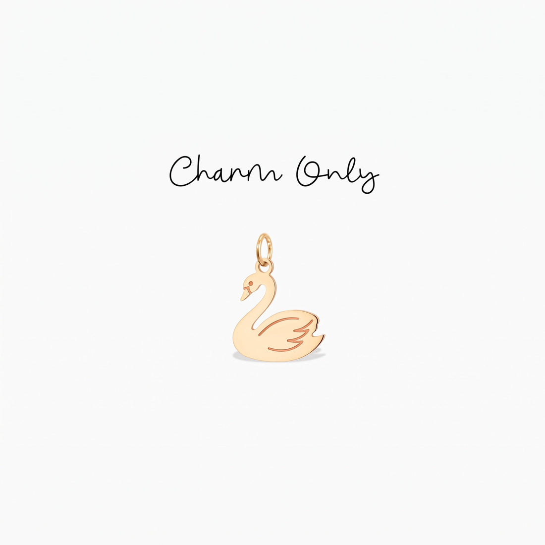 Swan Bird Necklace Charm
