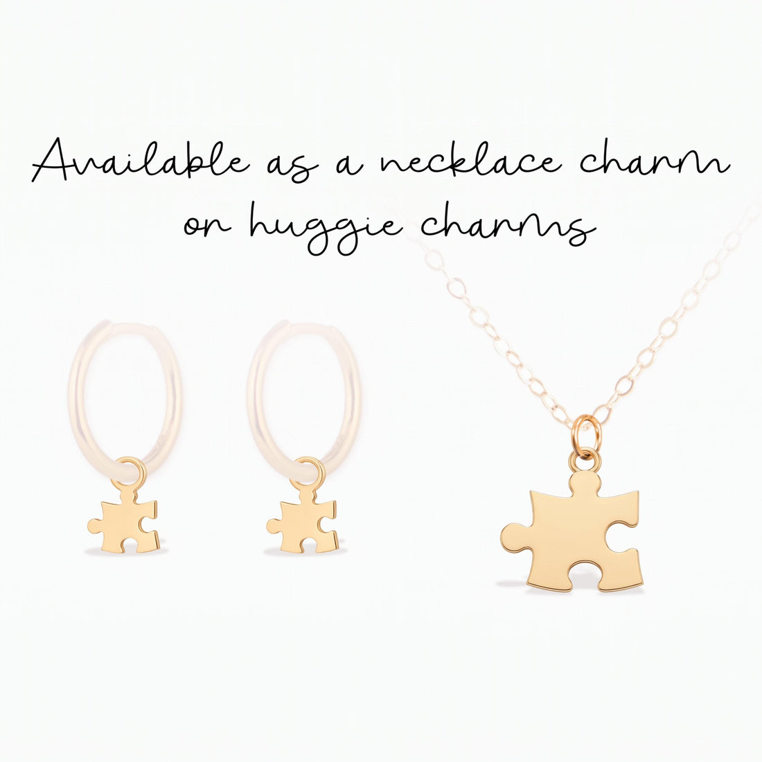 Puzzle Piece Necklace Charm