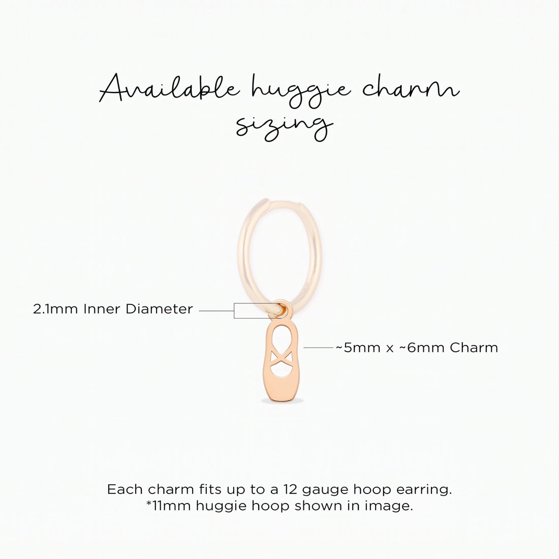 Ballerina Ballet Slipper Charm Pendant