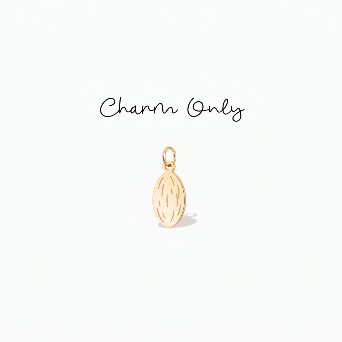 Almond Seed Nut Necklace Charm