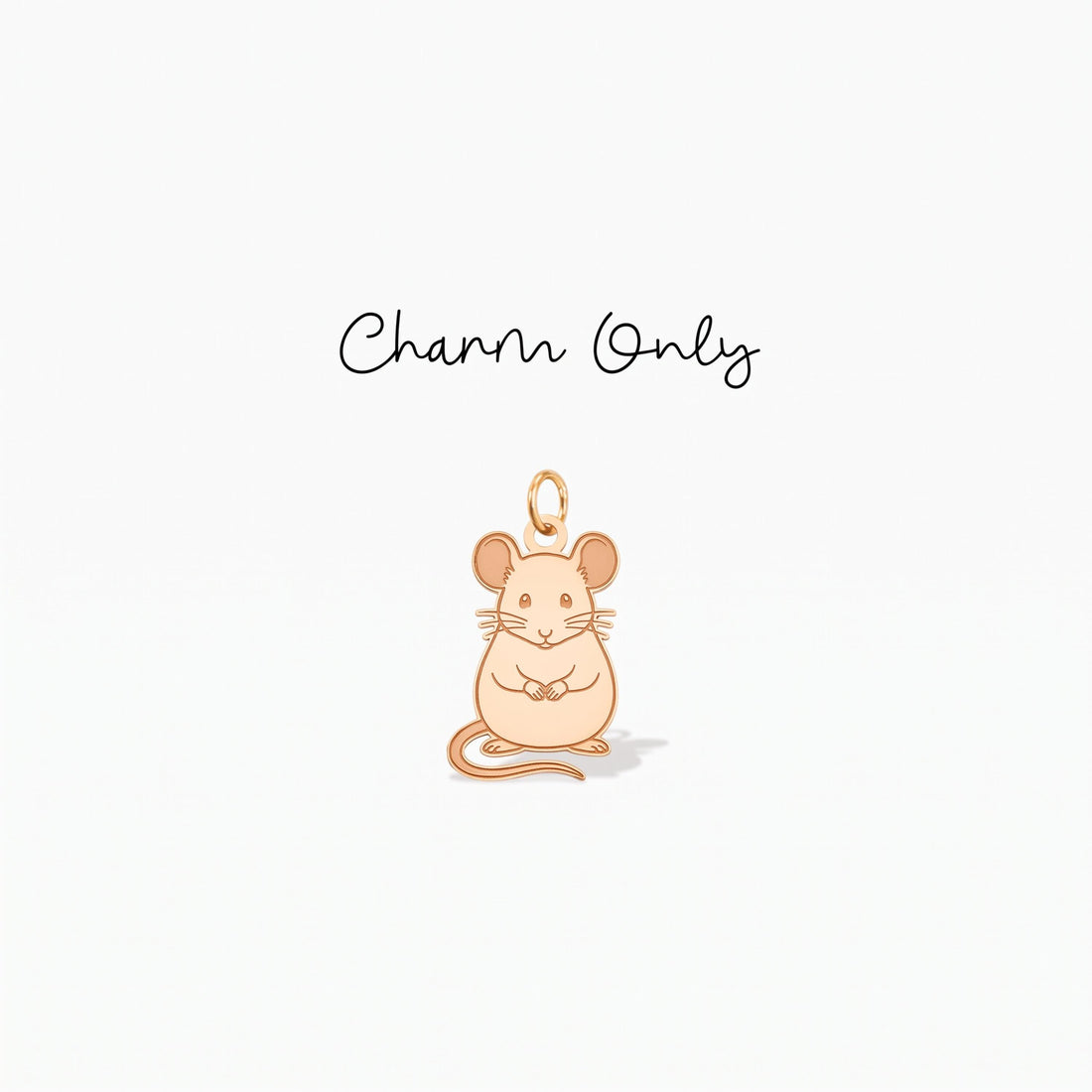 Dainty Standing Mouse Charm