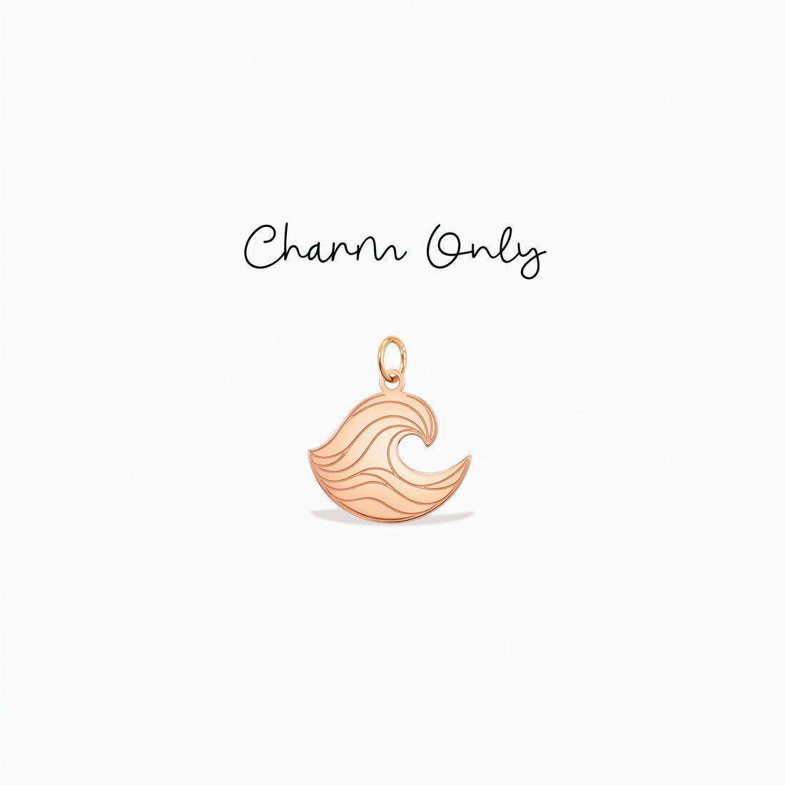 Ocean Wave Necklace Charm