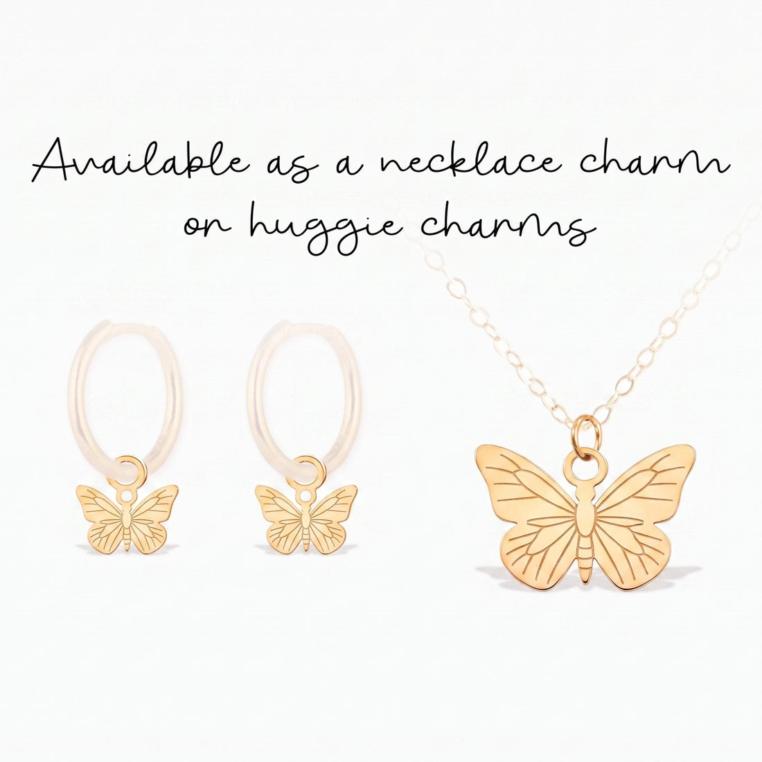 Dainty Butterfly Insect Charm
