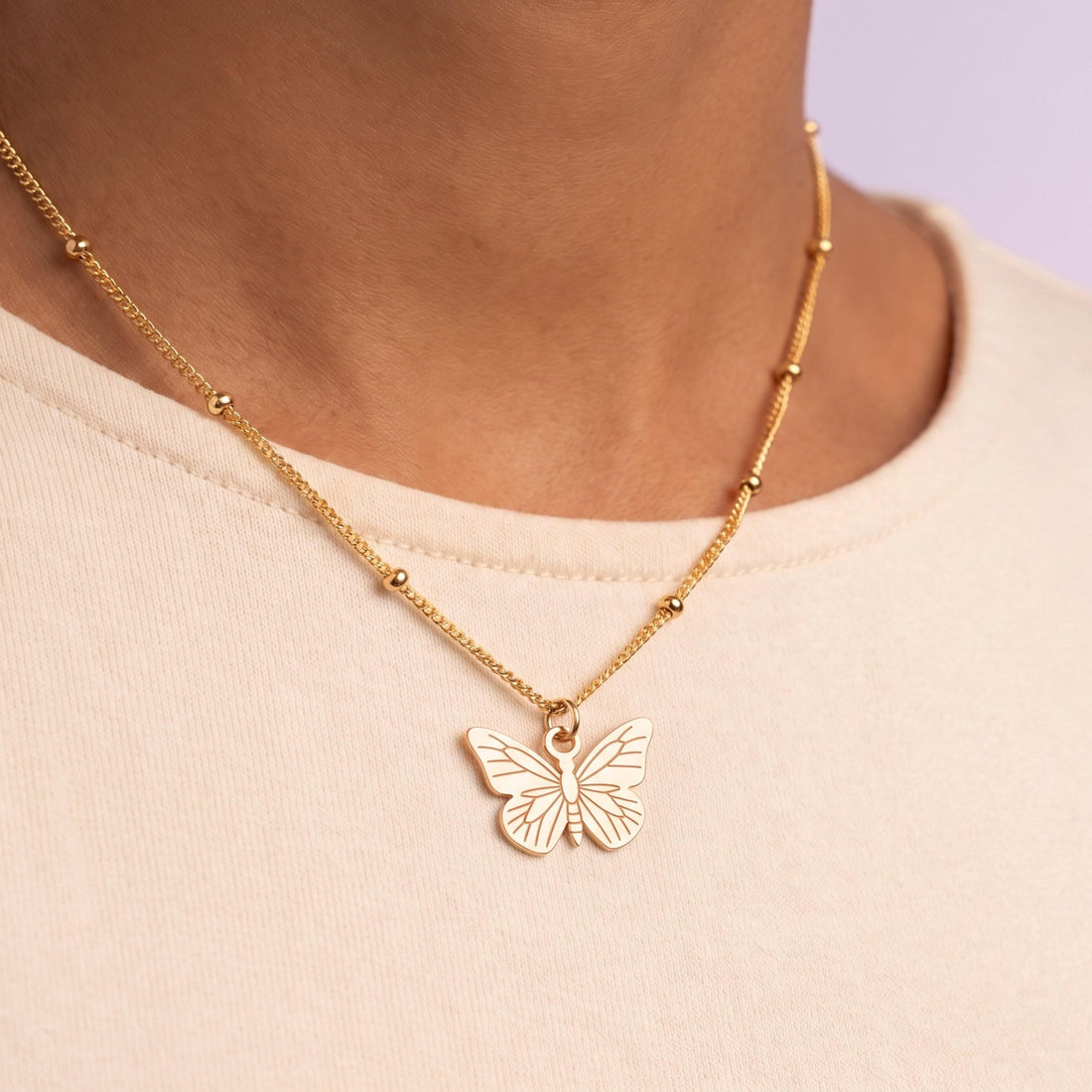 Dainty Butterfly Insect Charm