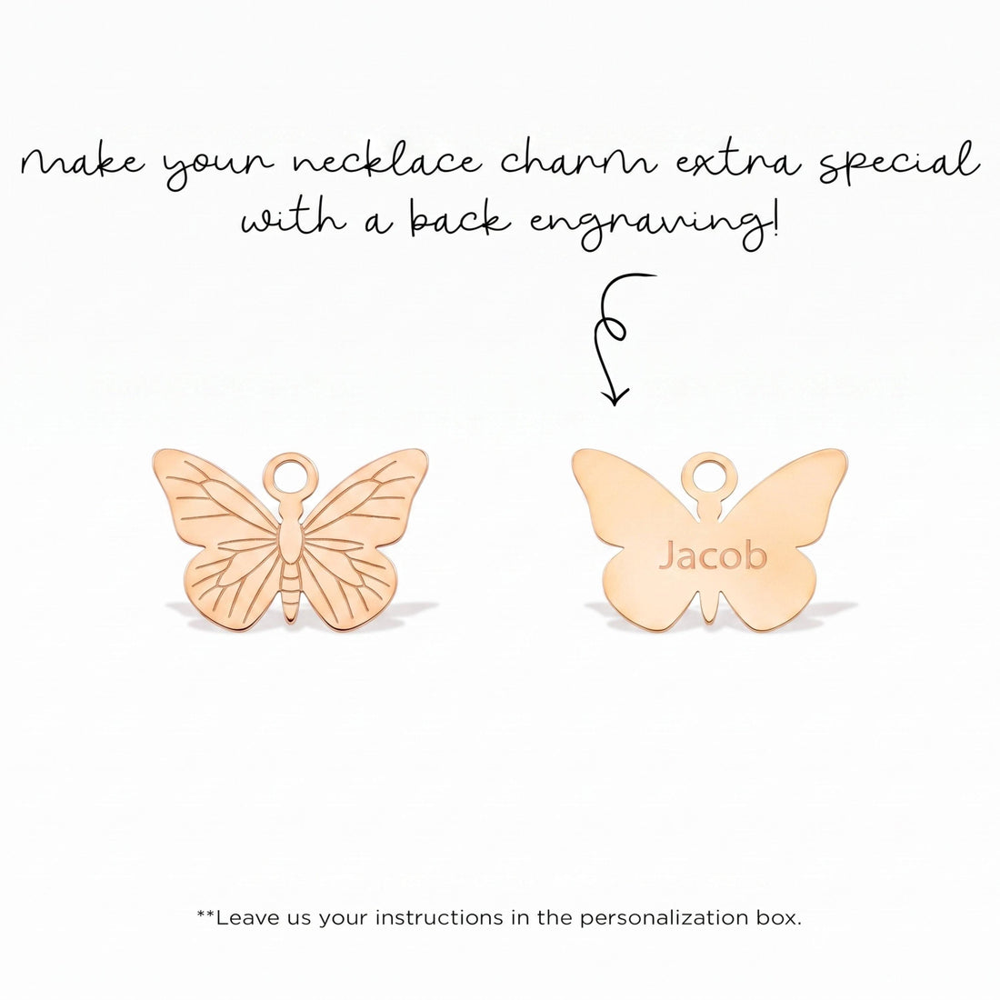 Dainty Butterfly Insect Charm
