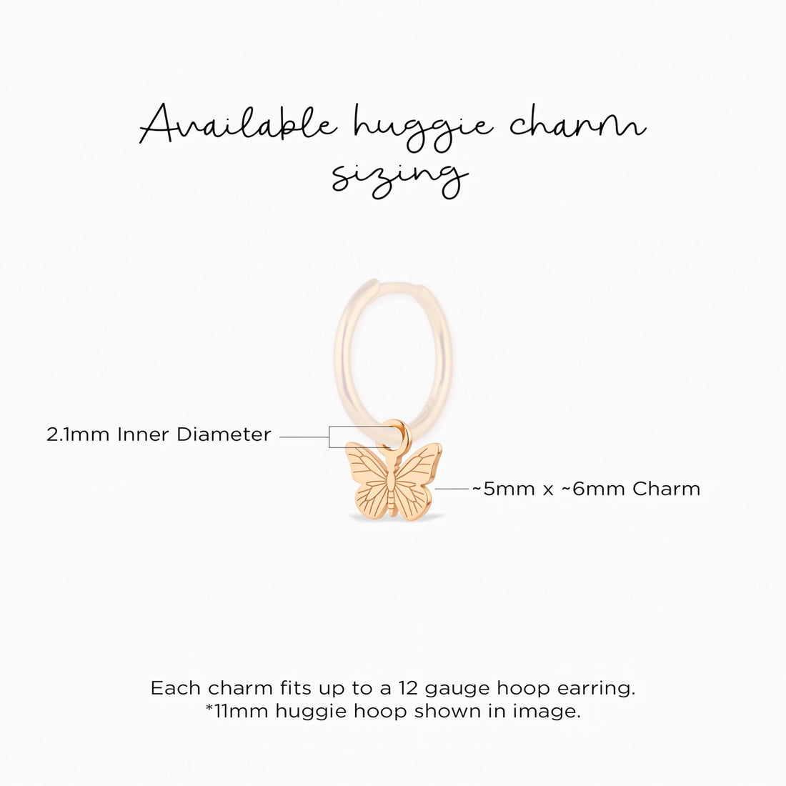 Dainty Butterfly Insect Charm
