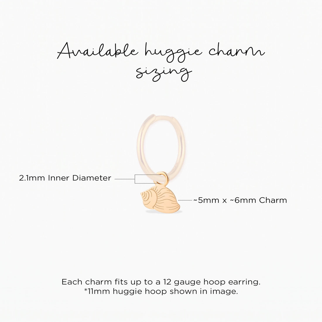 Conch Sea Shell Charm