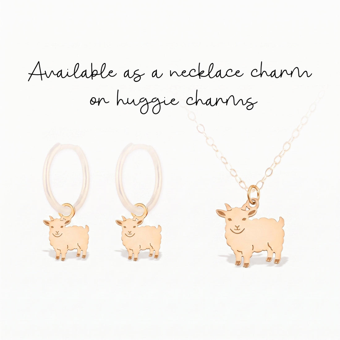 Mountain Goat Necklace Charm