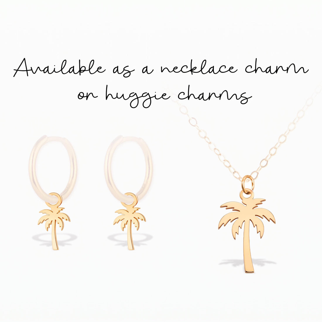 Palm Tree Necklace Charm