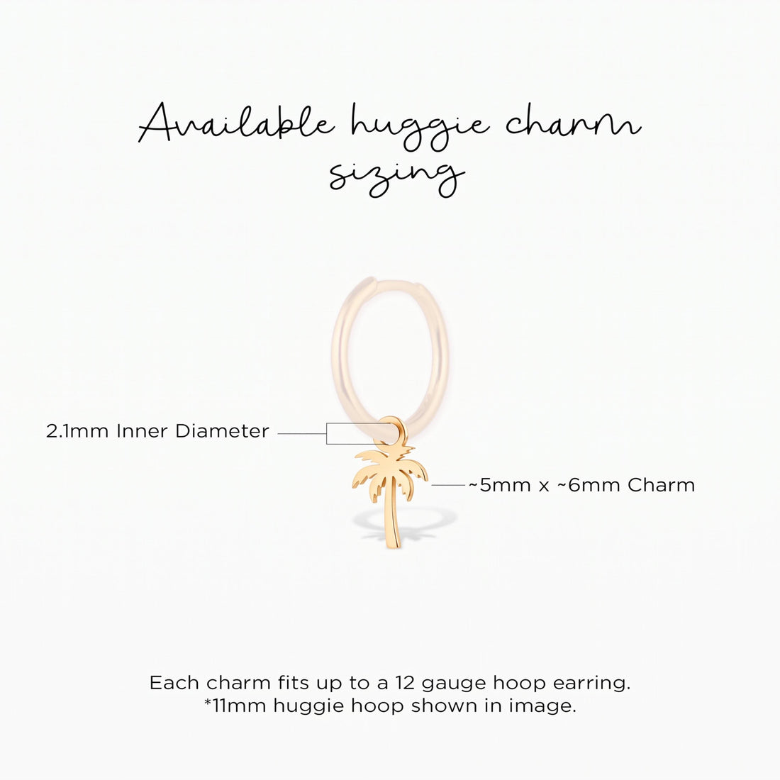 Palm Tree Necklace Charm