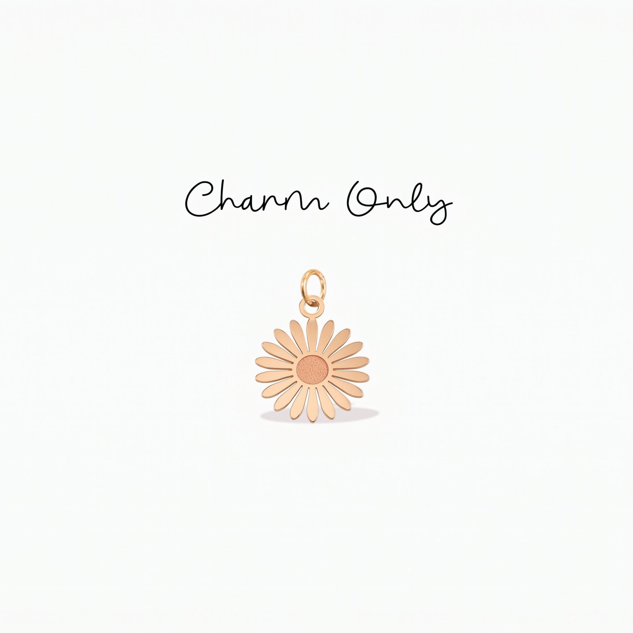Daisy Bloom Flower Necklace Charm