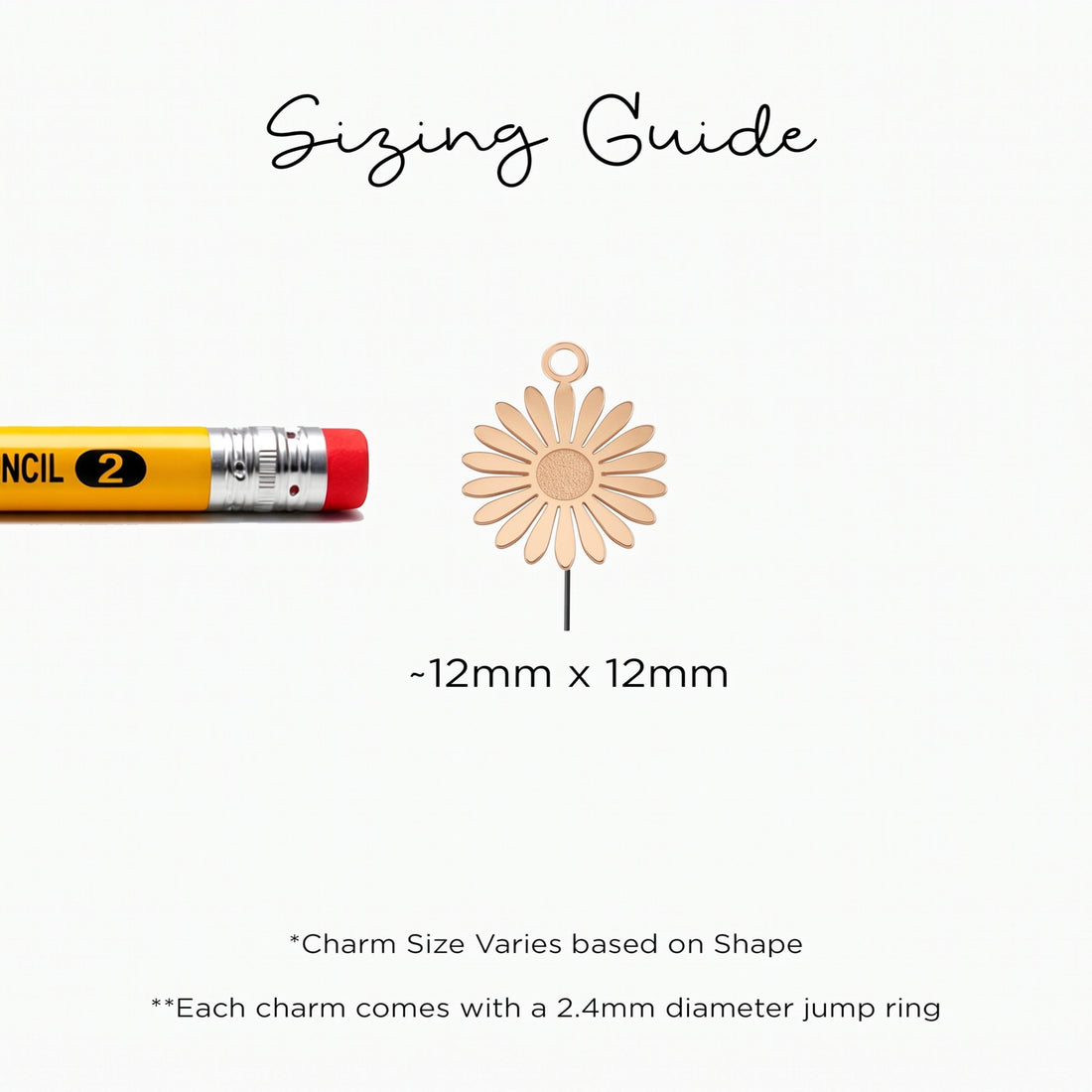 Daisy Bloom Flower Necklace Charm
