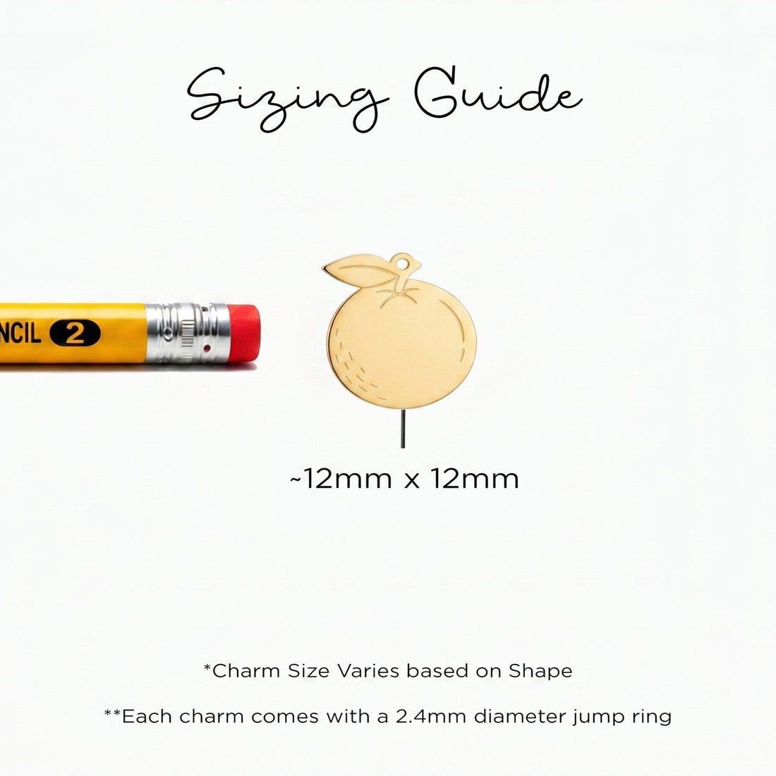 Peach Charm Beady Necklace