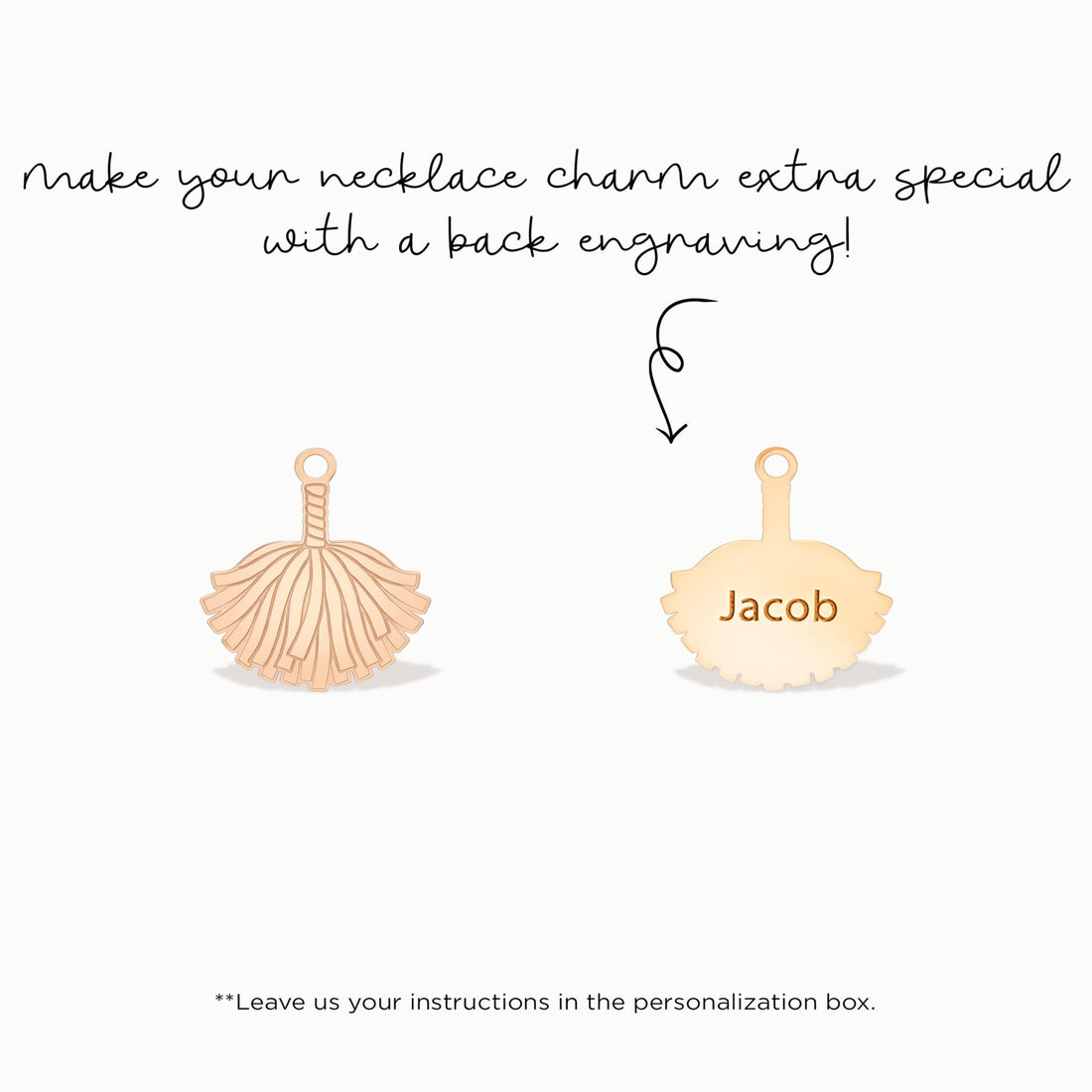 Cheer Pom Charm Pendant
