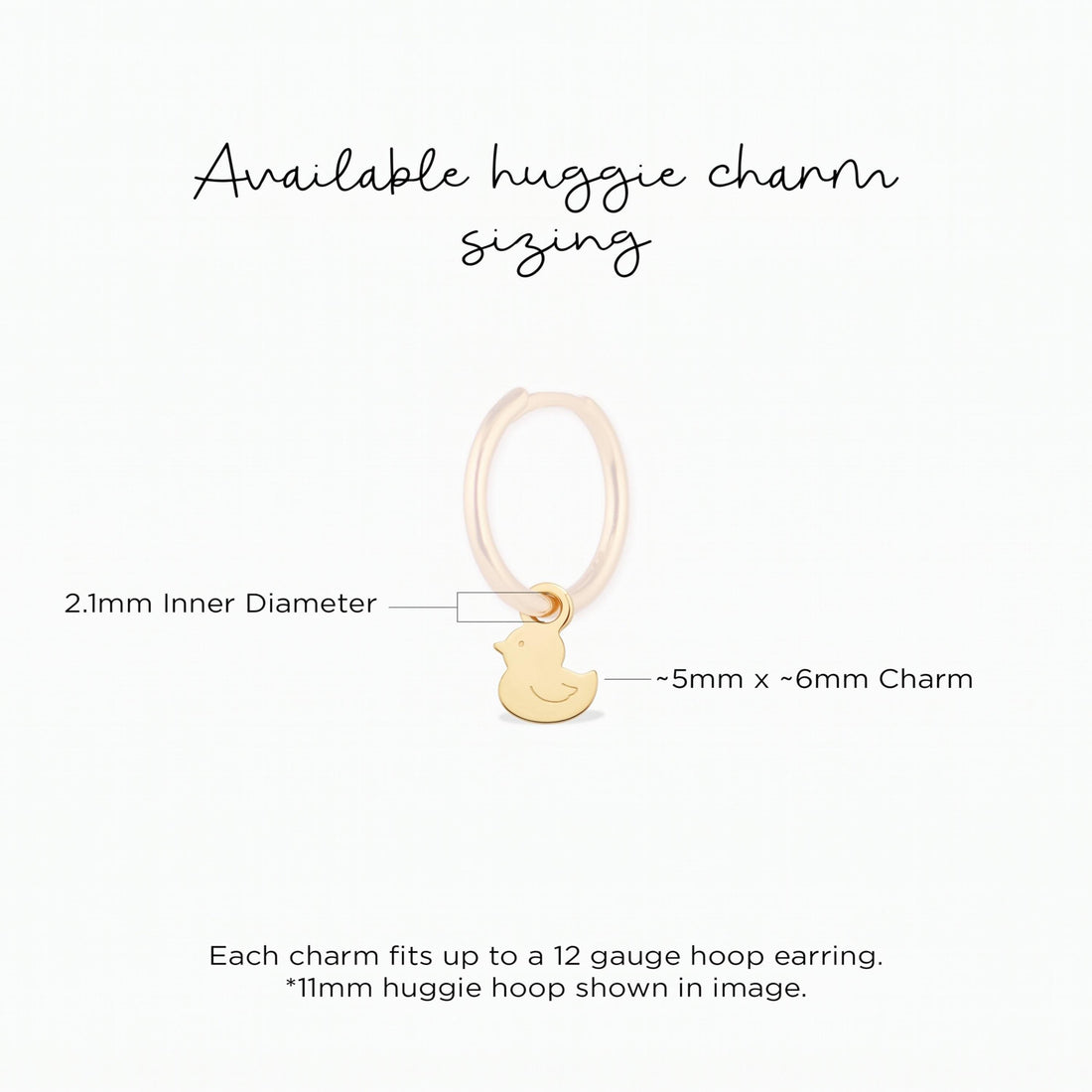 Baby Duck Necklace Charm
