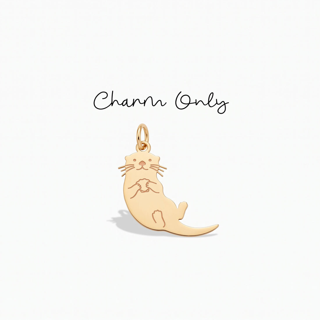 Dainty Sea Otter Charm