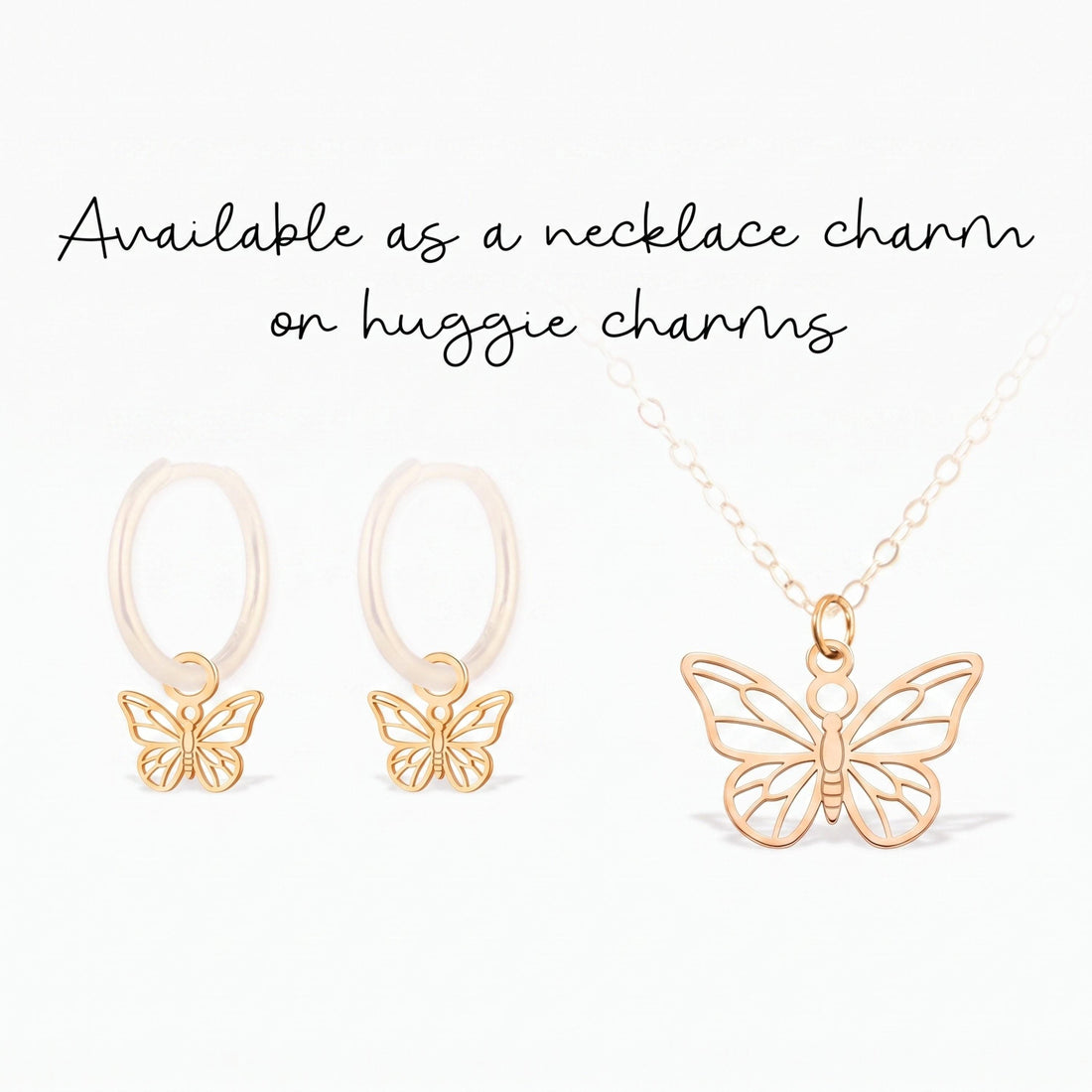 Butterfly Wing Cutout Charm