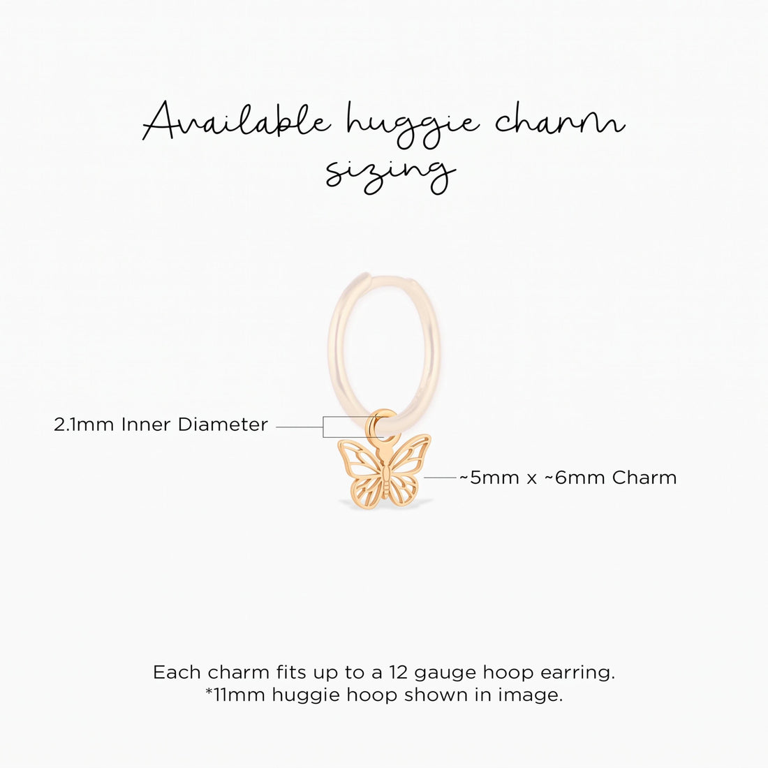 Butterfly Wing Cutout Charm
