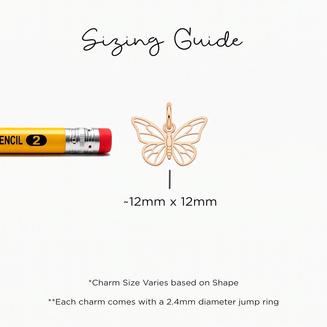 Butterfly Wing Cutout Charm