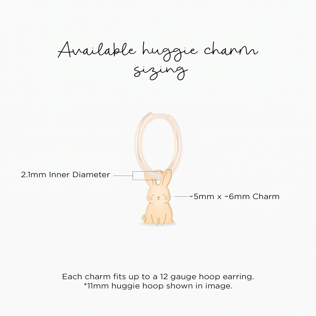 Sitting Rabbit Bunny Necklace Charm