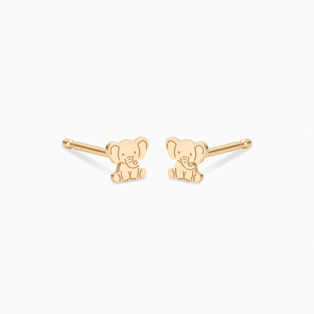 Baby Elephant Stud Earrings