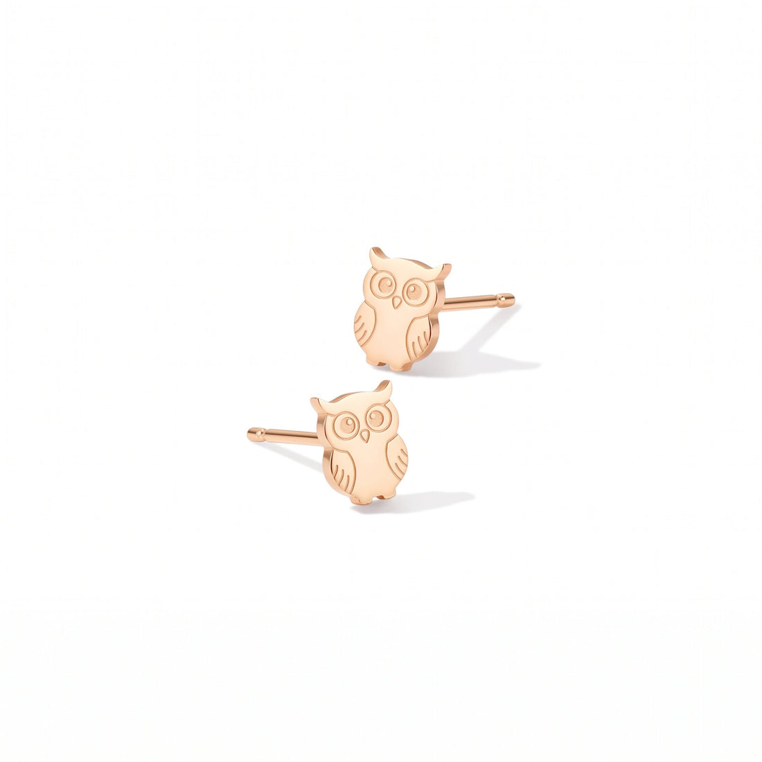 Horned Owl Stud Earrings