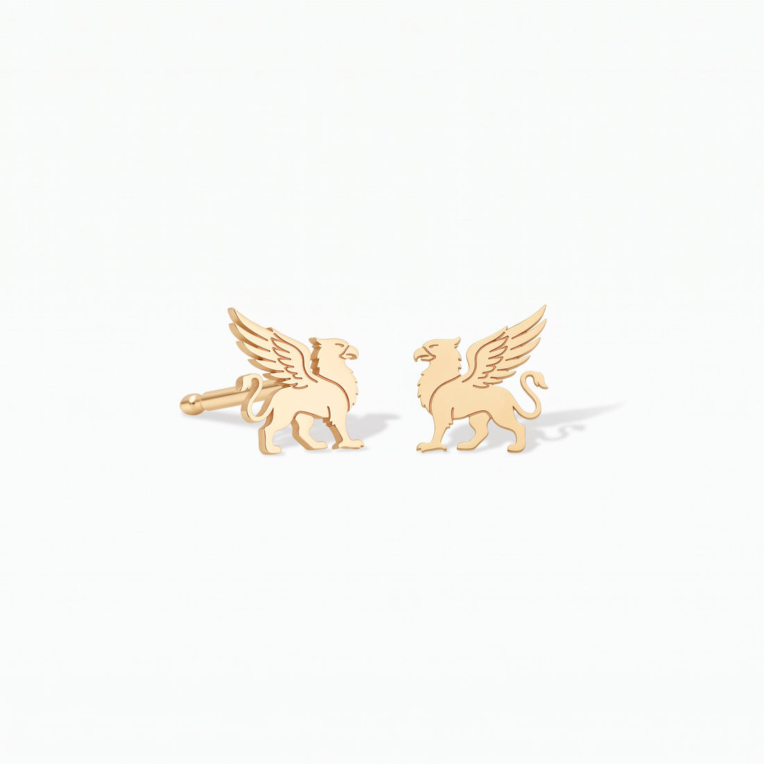 Winged Griffin Stud Earrings
