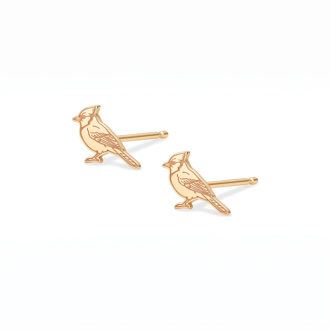 Northern Cardinal Stud Earrings