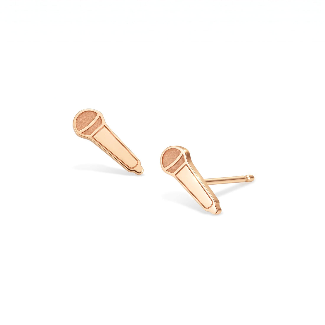 Microphone Singer Stud Earrings