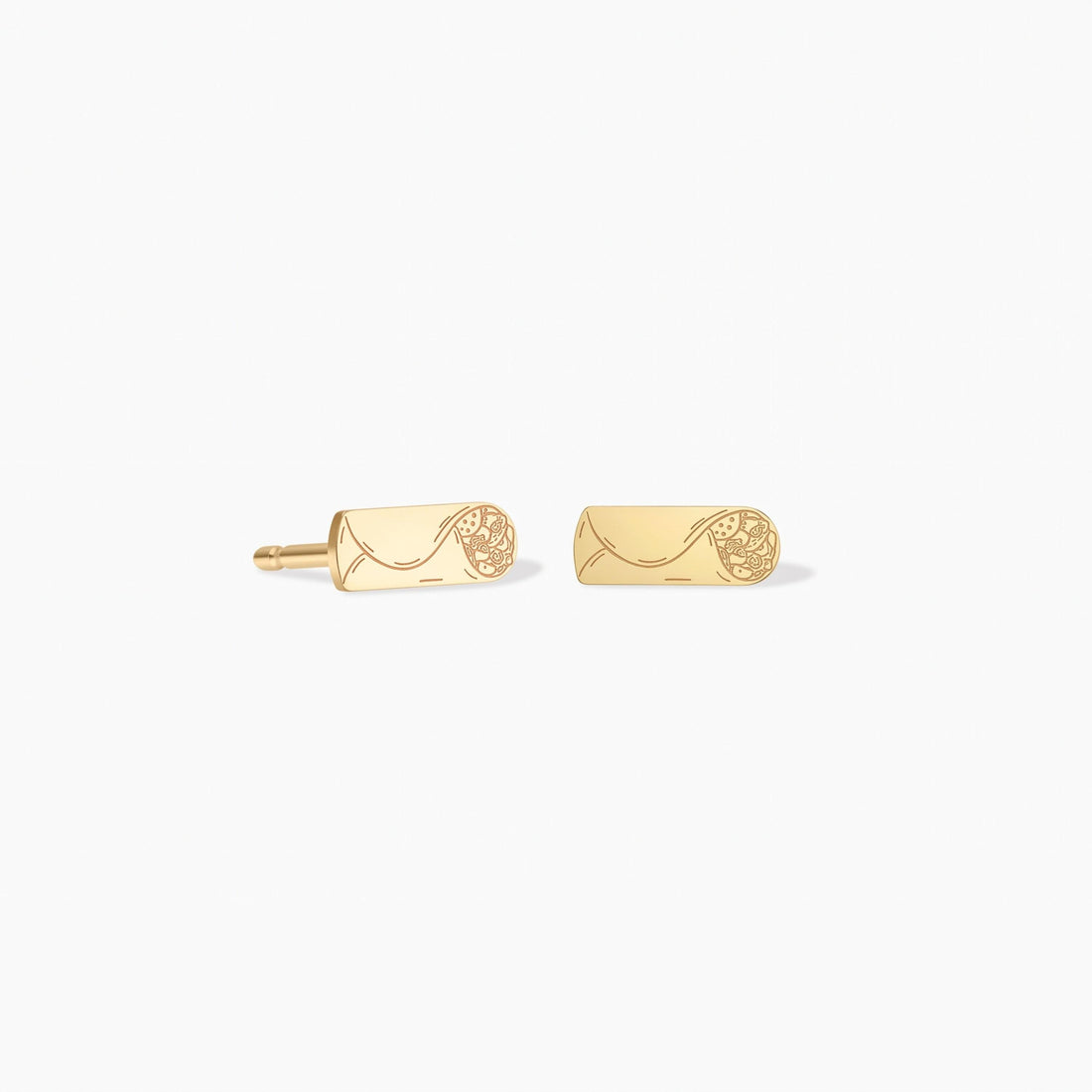Burrito Snack Stud Earrings