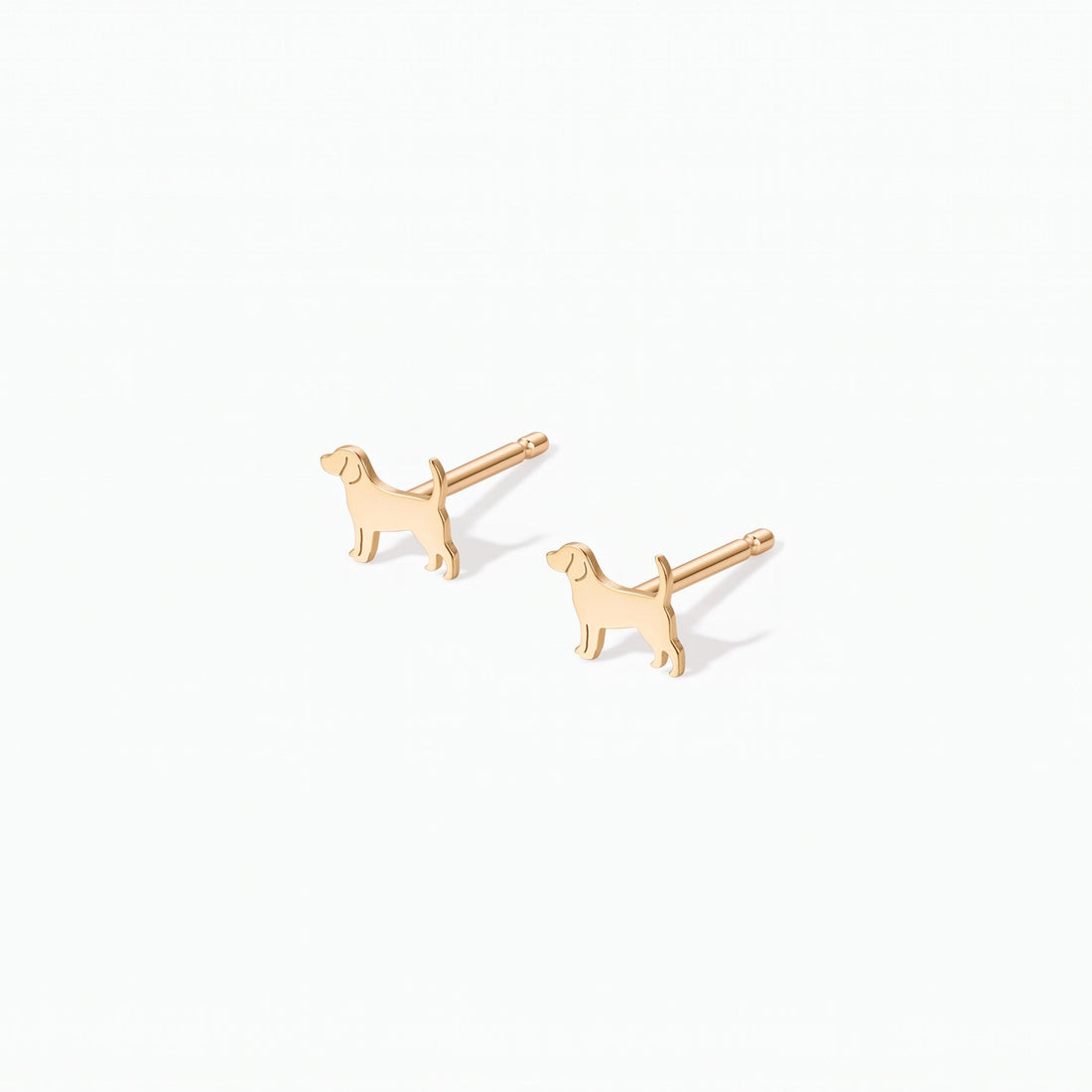 Labrador Retriever Charm Stud Earrings