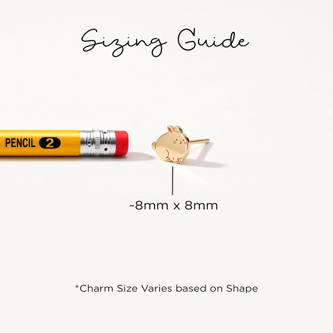 Bunny Rabbit Chubby Stud Earrings