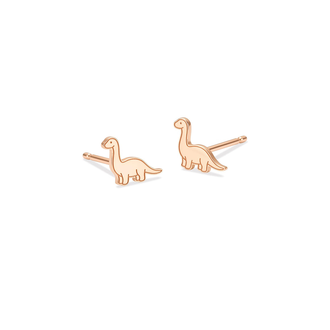 Brachiosaurus Charm Stud Earrings