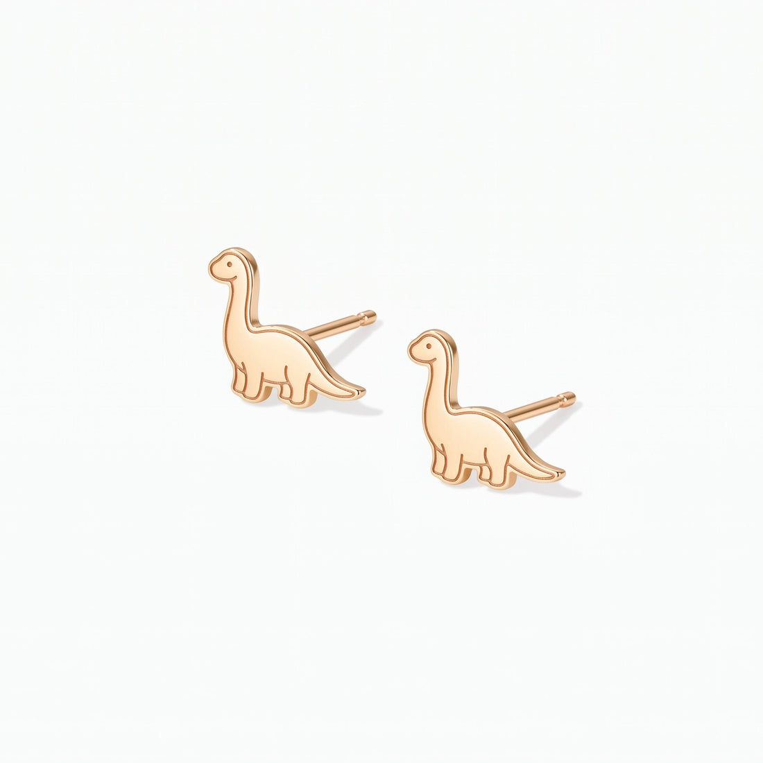Brachiosaurus Charm Stud Earrings