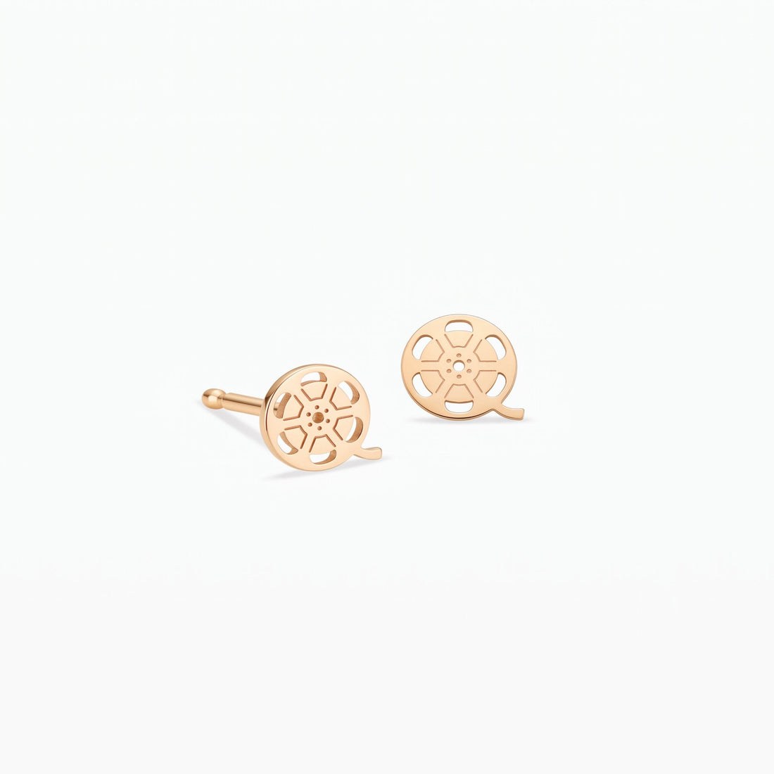 Film Reel Stud Earrings