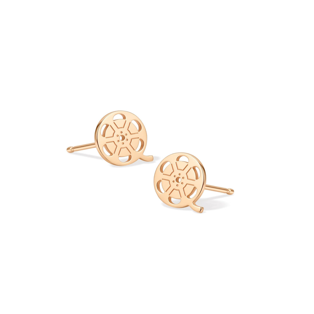 Film Reel Stud Earrings