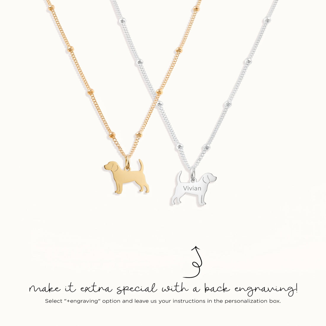 Labrador Dog Charm Necklace