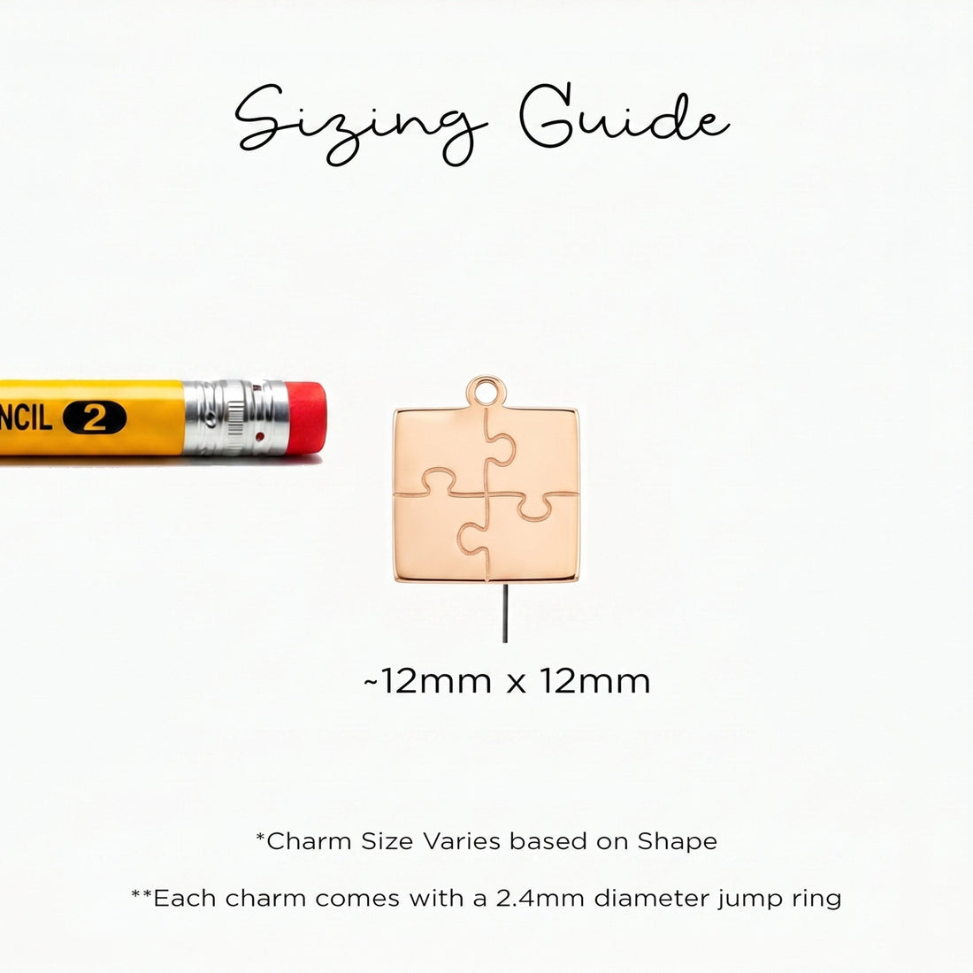 Puzzle Piece Charm Necklace