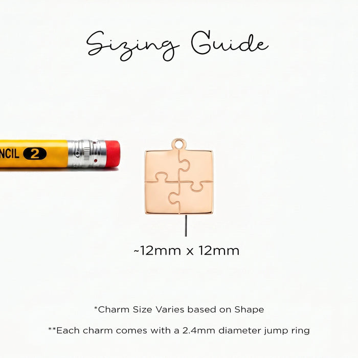 Puzzle Piece Charm Necklace