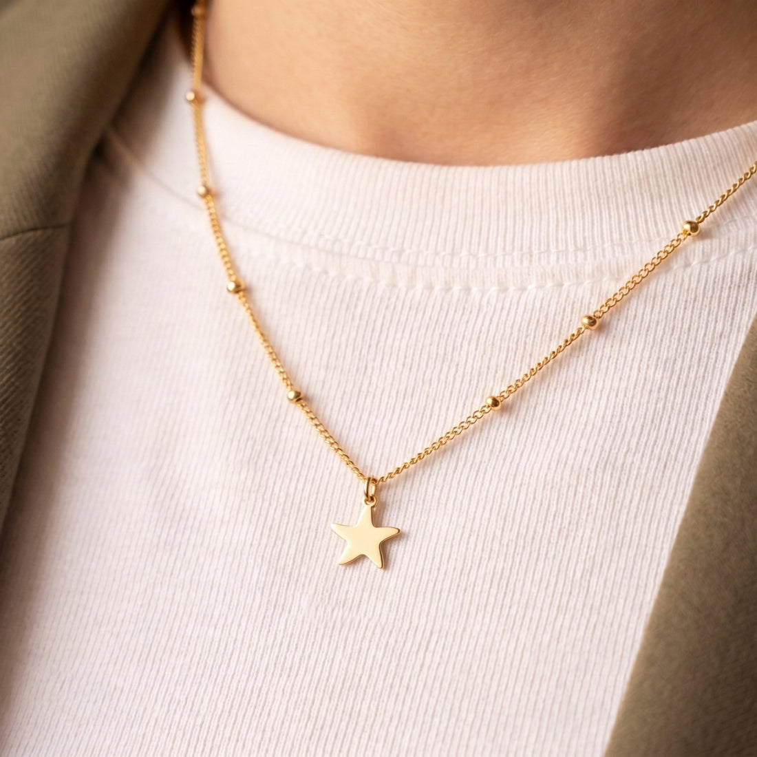 Five Point Star Necklace
