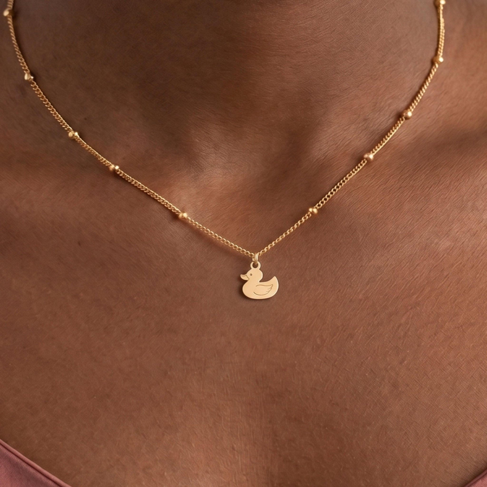 Rubber Ducky Beaded Necklace