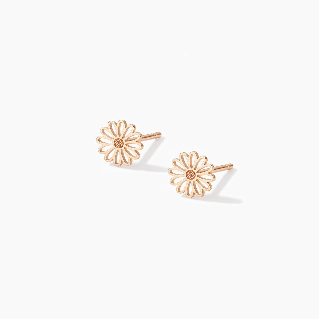 Daisy Flower Charm Stud Earrings