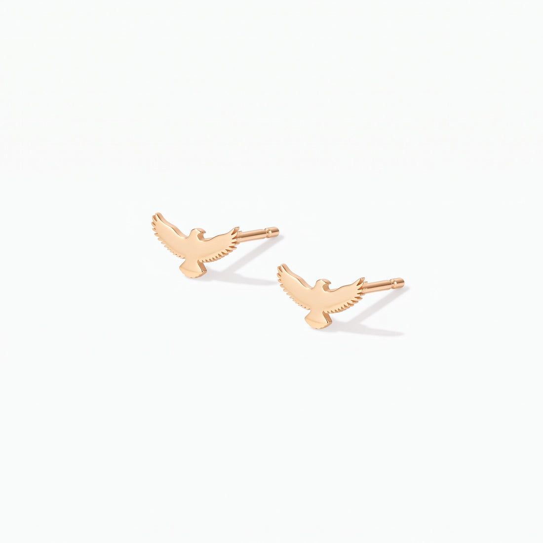 Flying Eagle Charm Stud Earrings