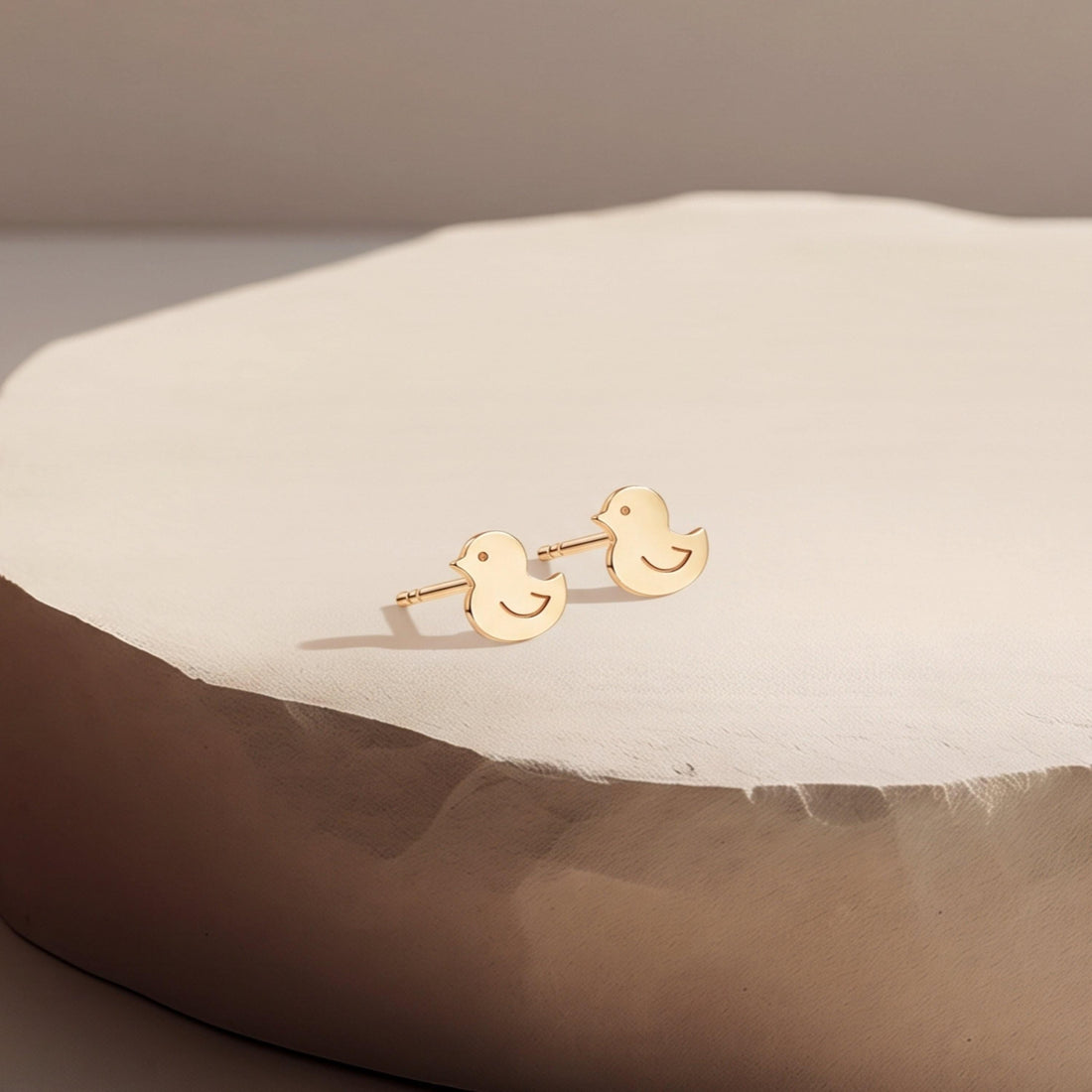 Duck Charm Stud Earrings