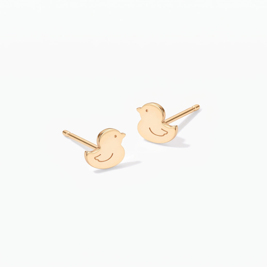 Duck Charm Stud Earrings