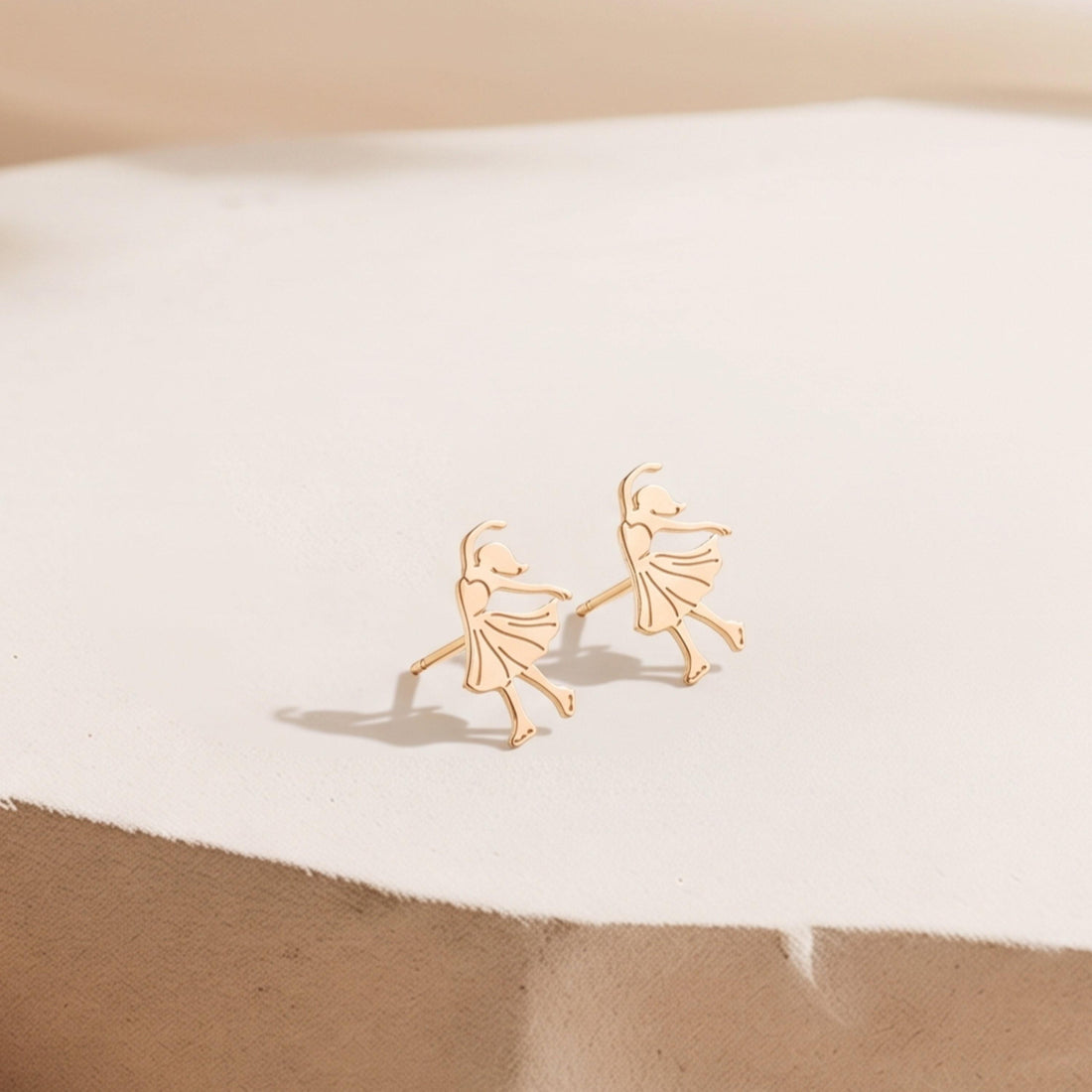 Ballet Dancer Stud Earrings