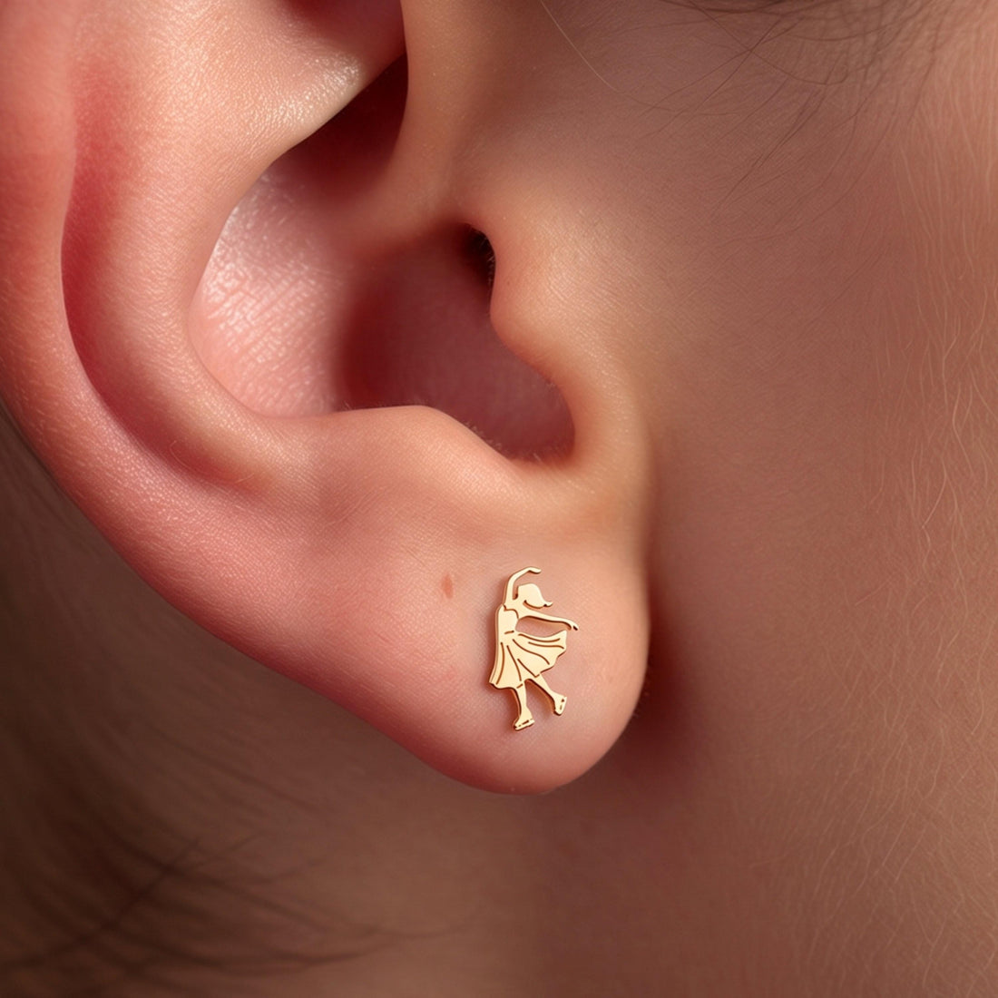 Ballet Dancer Stud Earrings