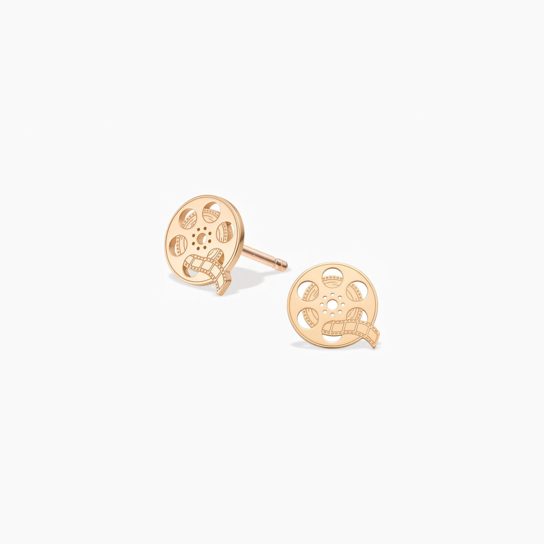 Film Reel Charm Stud Earrings